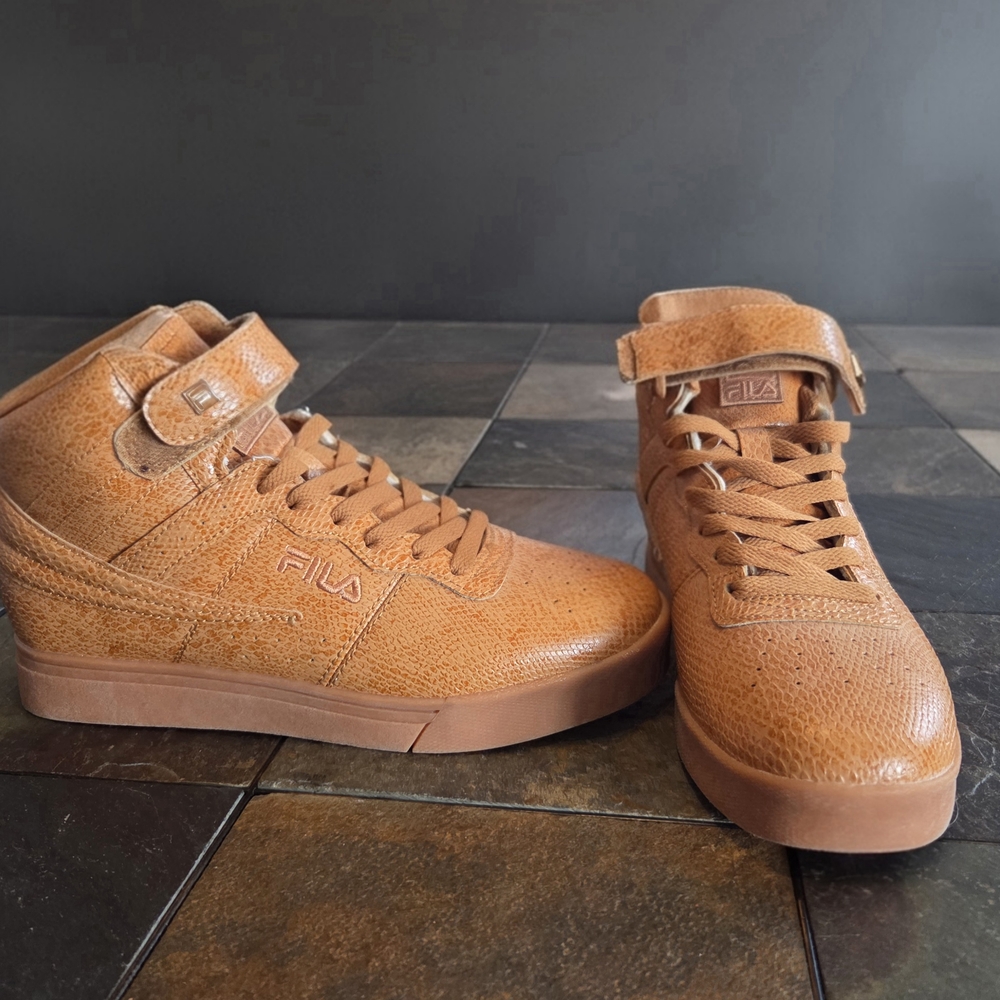 Fila Women's Tan High-Top Sneakers
